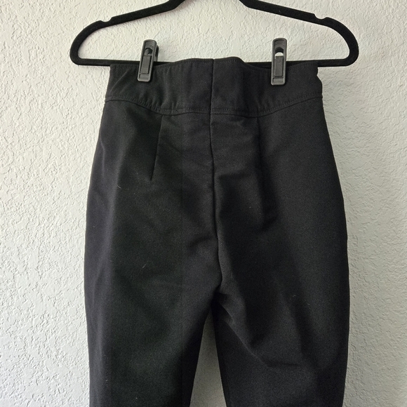 Obermeyer Sport 10R Black Vintage Ski Pants with‎ Stirrup Wool Blend - Picture 3 of 10